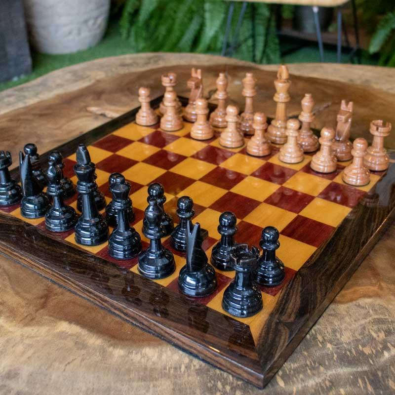 Seu primeiro conjunto de xadrez 