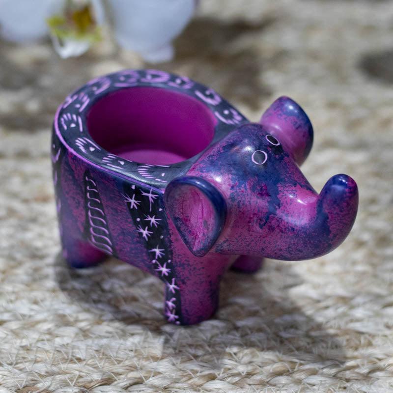 Elephant Votive purchases Candle Holder African Inspiration