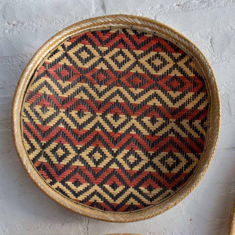 cesto etnico parede casa decoração indígena fibra natural aruma artesanato cultura ancestral brasil 02