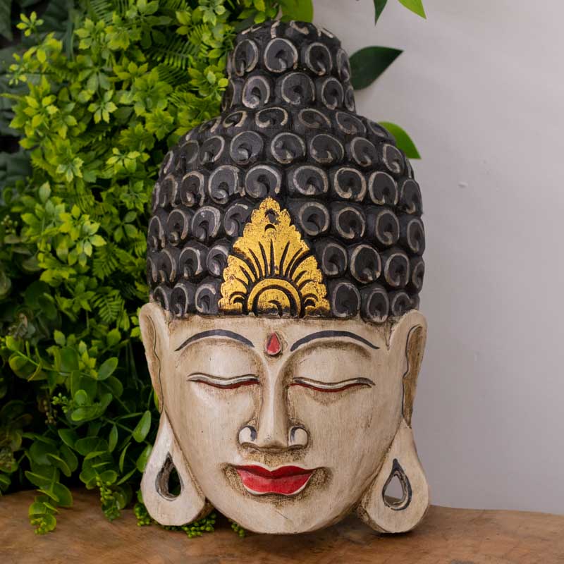 mascara decorativa buda buddha home decor decoracao zen budismo artesintonia bali indonesia 8