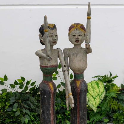 casal java loro blonyo deuses dewi fertilidade amor casamento uniao harmonia madeira bali indonesia ilha decoracao casa loja artesintonia 