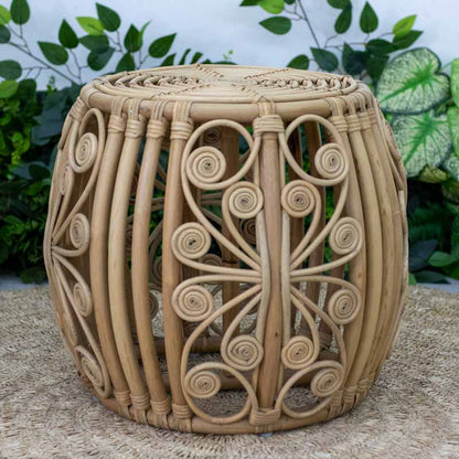 mesa centro canto fibra natural design boho artesanato bali indonesia comprar moveis sala ambientes casa loja artesintonia