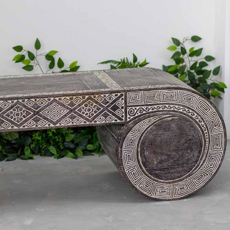 banco madeira esculpido entalhado artesanato etnico rustico timor bali indonesia decoracao casa ambientes autentico estilo comprar loja artesintonia