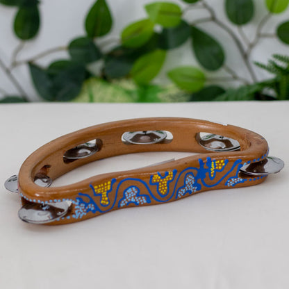 handmade suar wood natural tambourine wooden percussion music instrument handcrafted pandeiro