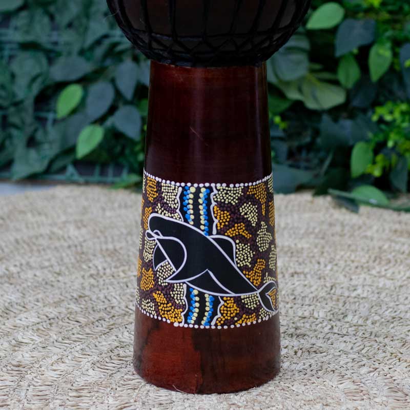 tambor aborigene africano decoracao djembe artesintonia 4