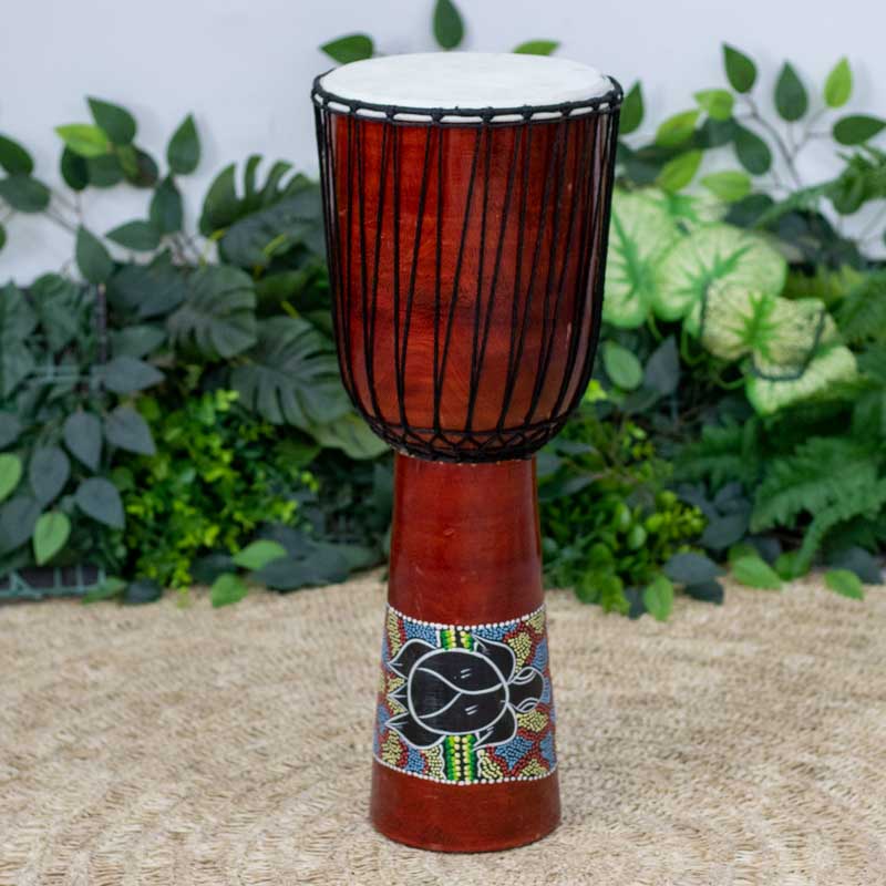 tambor aborigene africano decoracao djembe artesintonia 4