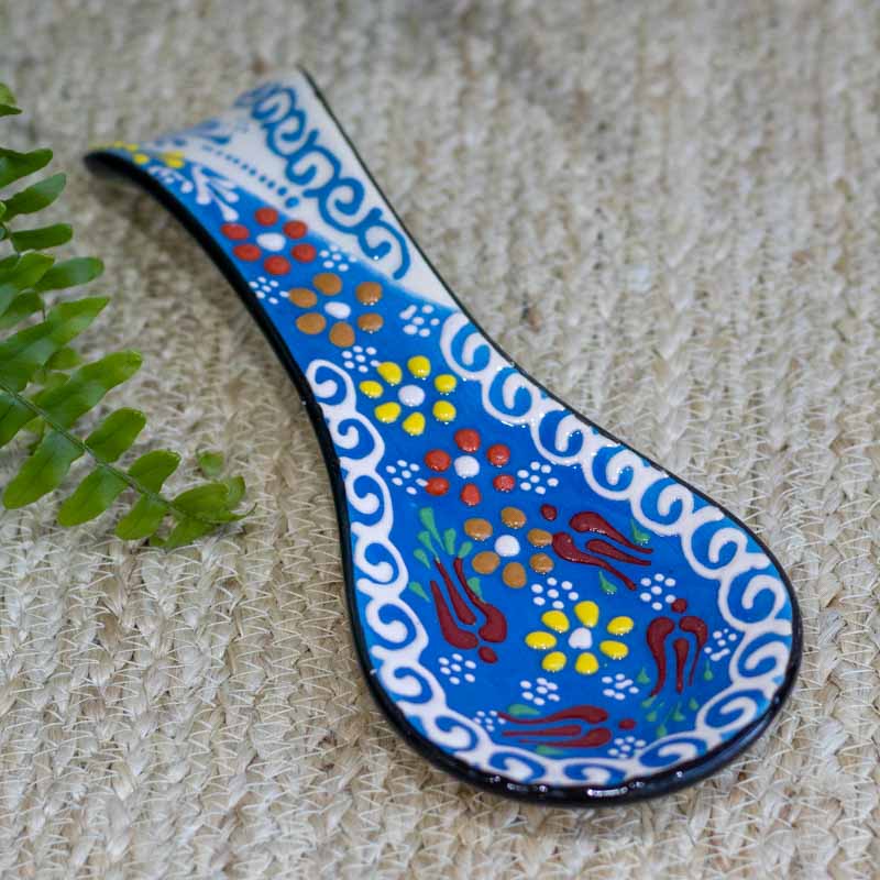 descanso colher ceramica turca artesanato cozinha decoracao cores cozinhar cultura mesa posta comprar loja artesintonia