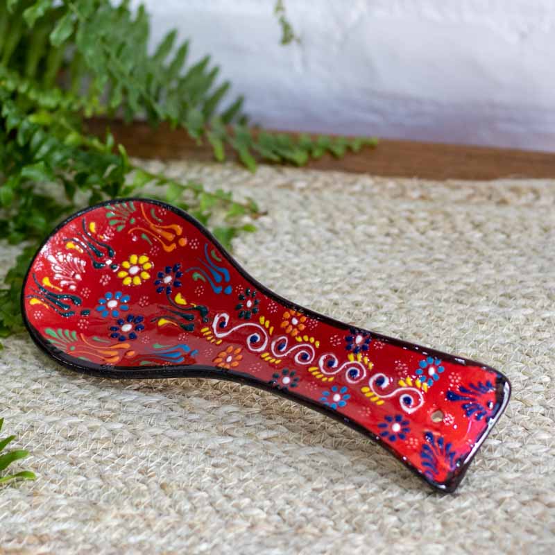 descanso colher ceramica turca artesanato cozinha decoracao cores cozinhar cultura mesa posta comprar loja artesintonia