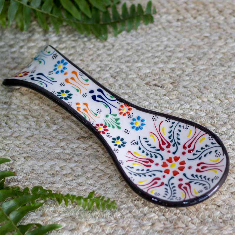 descanso colher ceramica turca artesanato cozinha decoracao cores cozinhar cultura mesa posta comprar loja artesintonia