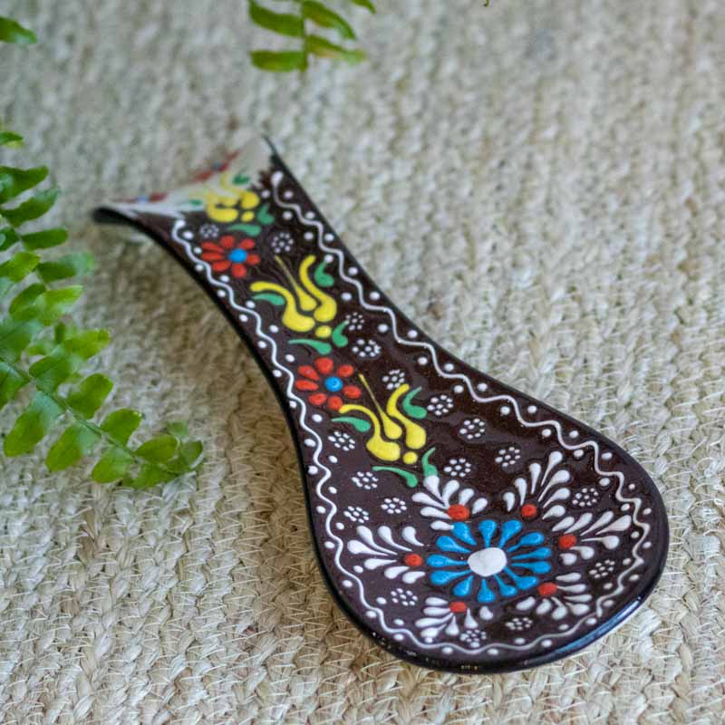 descanso colher ceramica turca artesanato cozinha decoracao cores cozinhar cultura mesa posta comprar loja artesintonia