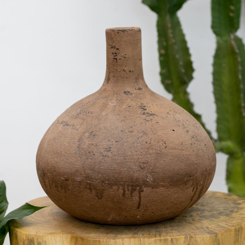 vaso terracota artesanal bali indonesia decoracao plantas flores secas arranjos casa design interiores comprar loja artesintonia