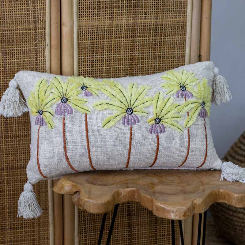 capa almofada bordado conforto boho artesanato têxtil bali indonésia cushion tree art loja artesintonia