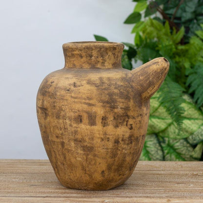 vaso ceramica bali indonesia artesanato etnico decoracao jadim home decor casa pintura natural design boho decor comprar rustico loja artesintonia 