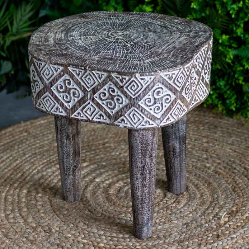 mesa centro madeira canto etnica 
 timor resistente artesanato bali indonesia decoracao sala casa varanda design interiores comprar loja artesintonia 