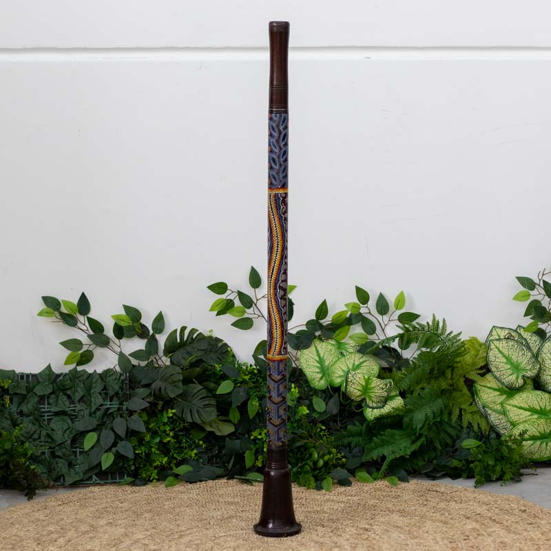 Didgeridoo Reto em Madeira Balinês