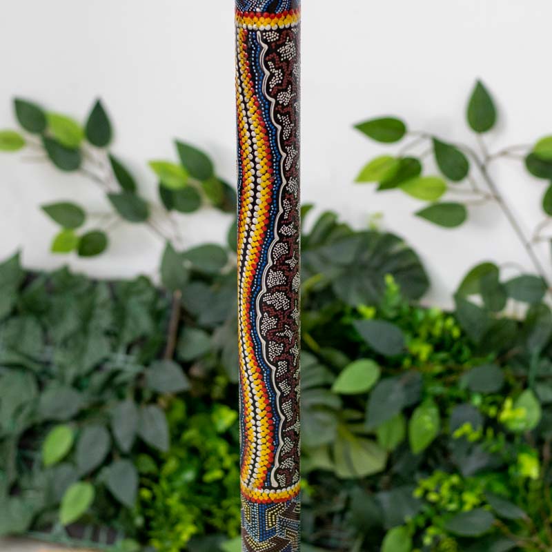 Didgeridoo Reto em Madeira Balinês