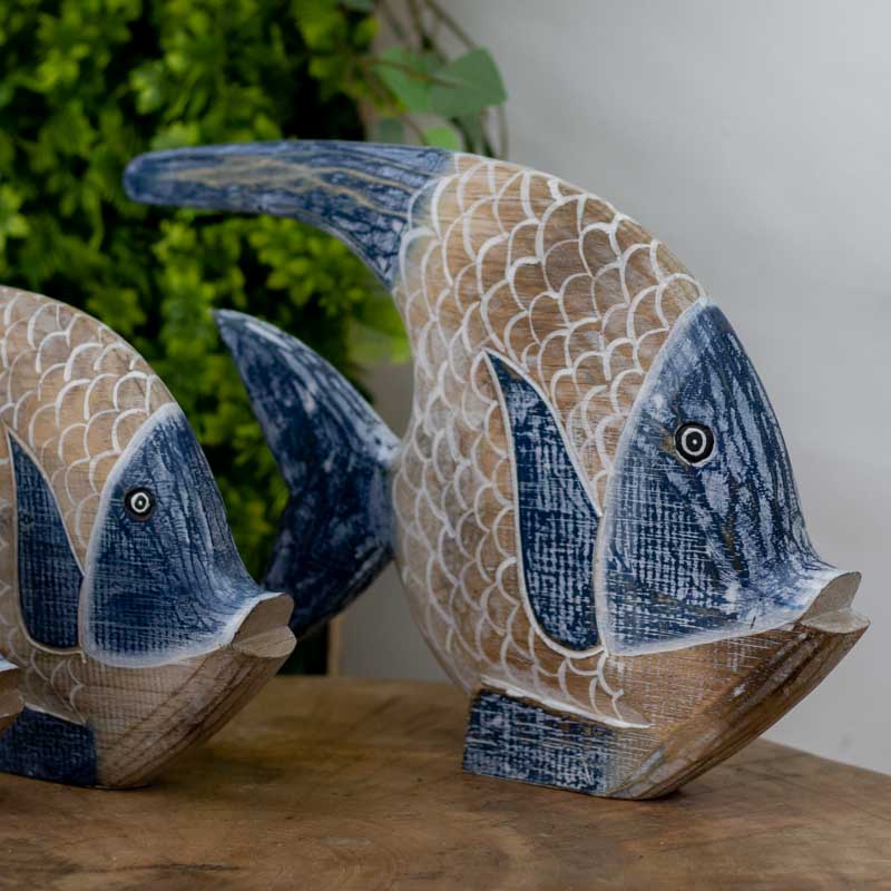 peixe madeira pátina trio objeto decorativo home decoration fish bali indonésia loja comprar artesintonia