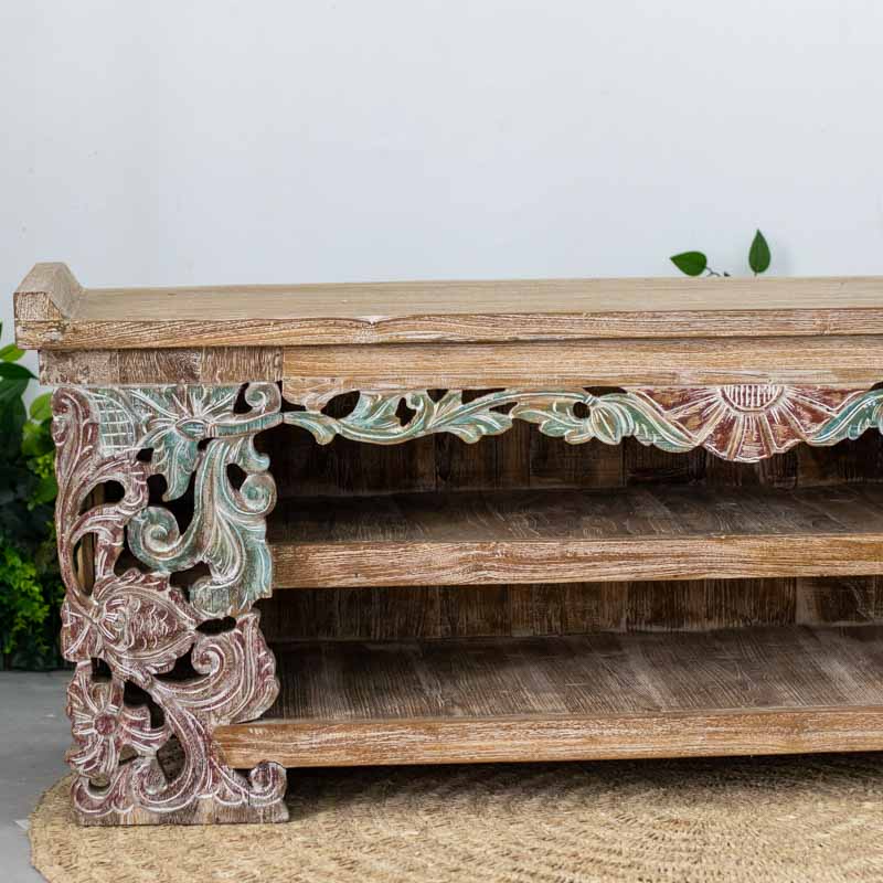 aparador buffet organizador madeira demolição decorativo móvel bali indonésia decorative sideboard wood loja artesintonia comprar