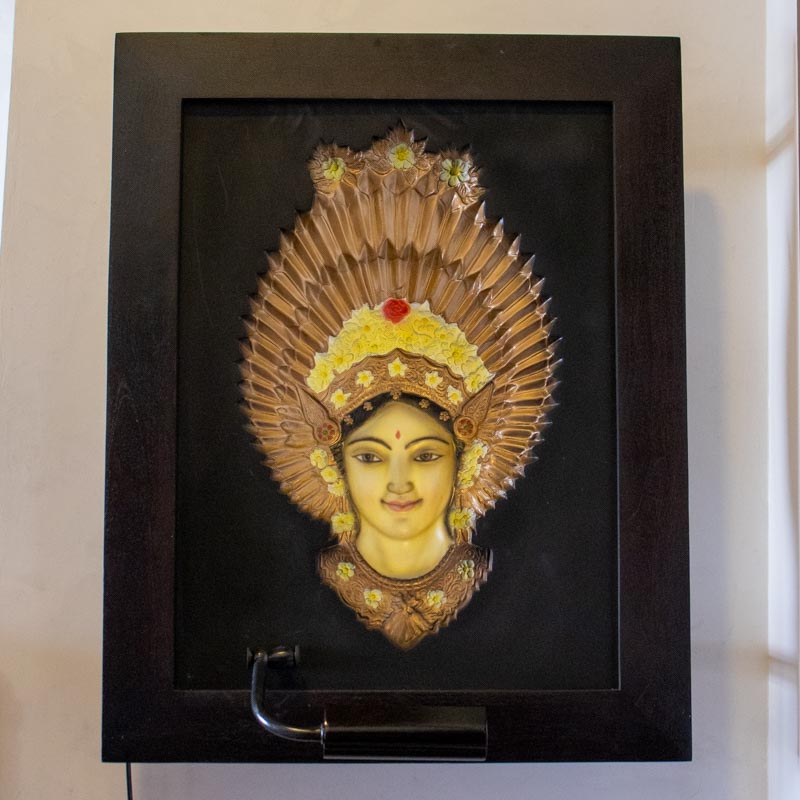 quadro tela 3d deusa dewi arte bali indonesia hinduismo decoracao casa comprar loja artesintonia