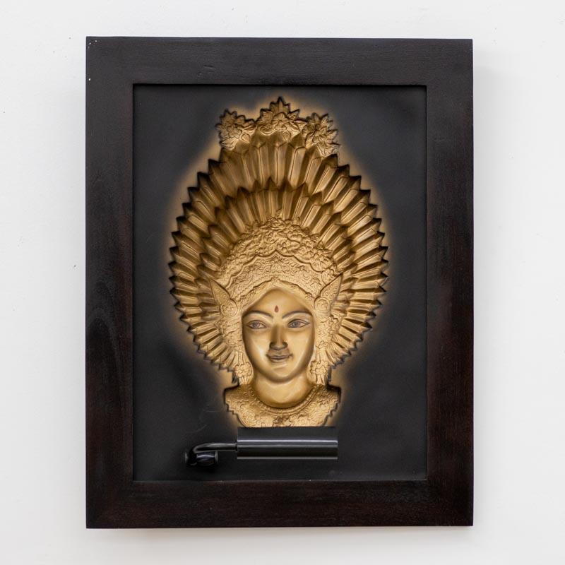 quadro tela 3d deusa dewi arte bali indonesia hinduismo decoracao casa comprar loja artesintonia