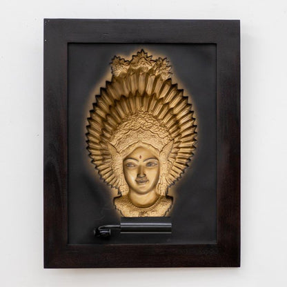 quadro tela 3d deusa dewi arte bali indonesia hinduismo decoracao casa comprar loja artesintonia