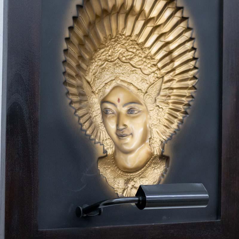 quadro tela 3d deusa dewi arte bali indonesia hinduismo decoracao casa comprar loja artesintonia