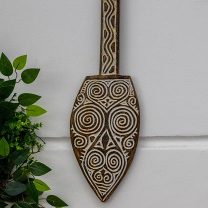 remo decorativo madeira timor home decoration decoracao paddle etnico artesanatos indonesia bali balinese artesintonia wood entalhado handycraft 1