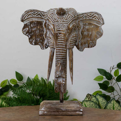 escultura elefante etnico cabeca madeira bali indonesia entalhado artesanal loja artesintonia decoracao 02