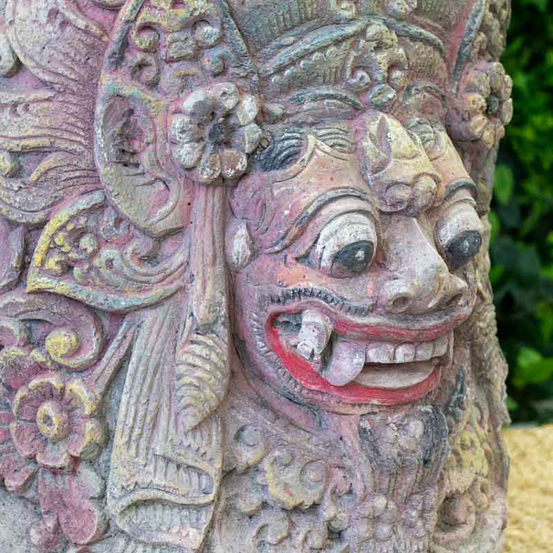 vaso sand stone barong artesanato bali indonesia decoracao casa jardim garden zen cultura simbolo espiritual protecao comprar loja artesintonia