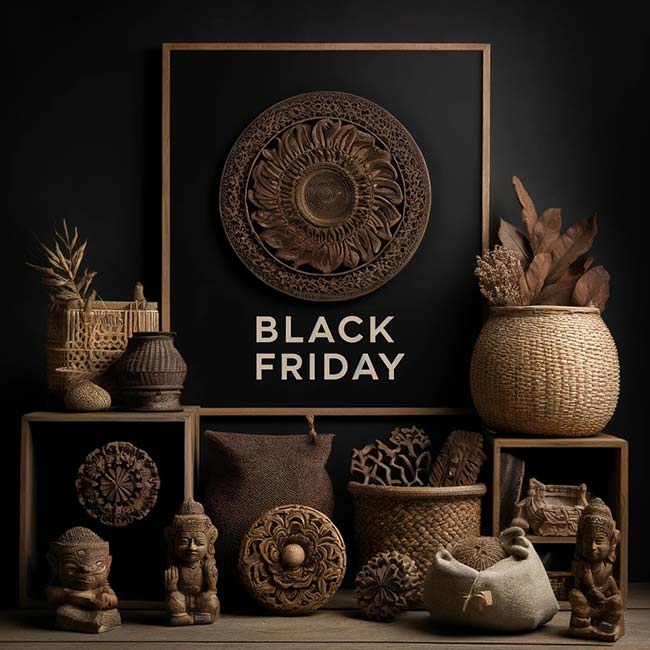 banner promocao black friday descontos imperdiveis loja artesintonia decoracoes moveis