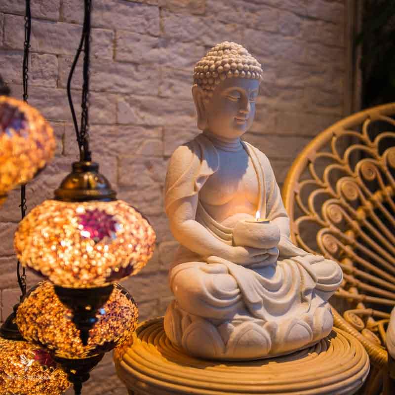 Combo Jardim Zen Buda Altar Curve - Artesanamos - Art & Decor