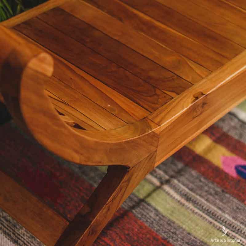 Bench Kartini Natural Bali teak wood Arte Sintonia